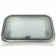 Round Edged Cassette Camper Window with Black out Blinds and Fly Net Screens