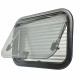 Round Edged Cassette Camper Window with Black out Blinds and Fly Net Screens