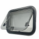 Round Edged Cassette Camper Window with Black out Blinds and Fly Net Screens