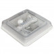 Roof Vent Sky Light 12v Crystal Dome Shower Hatch Camper / Caravan 360x360mm