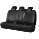 Tailored Heavy Duty Full Set 9pc Diamond Quilted Black Seat Covers For Ford Ranger T6